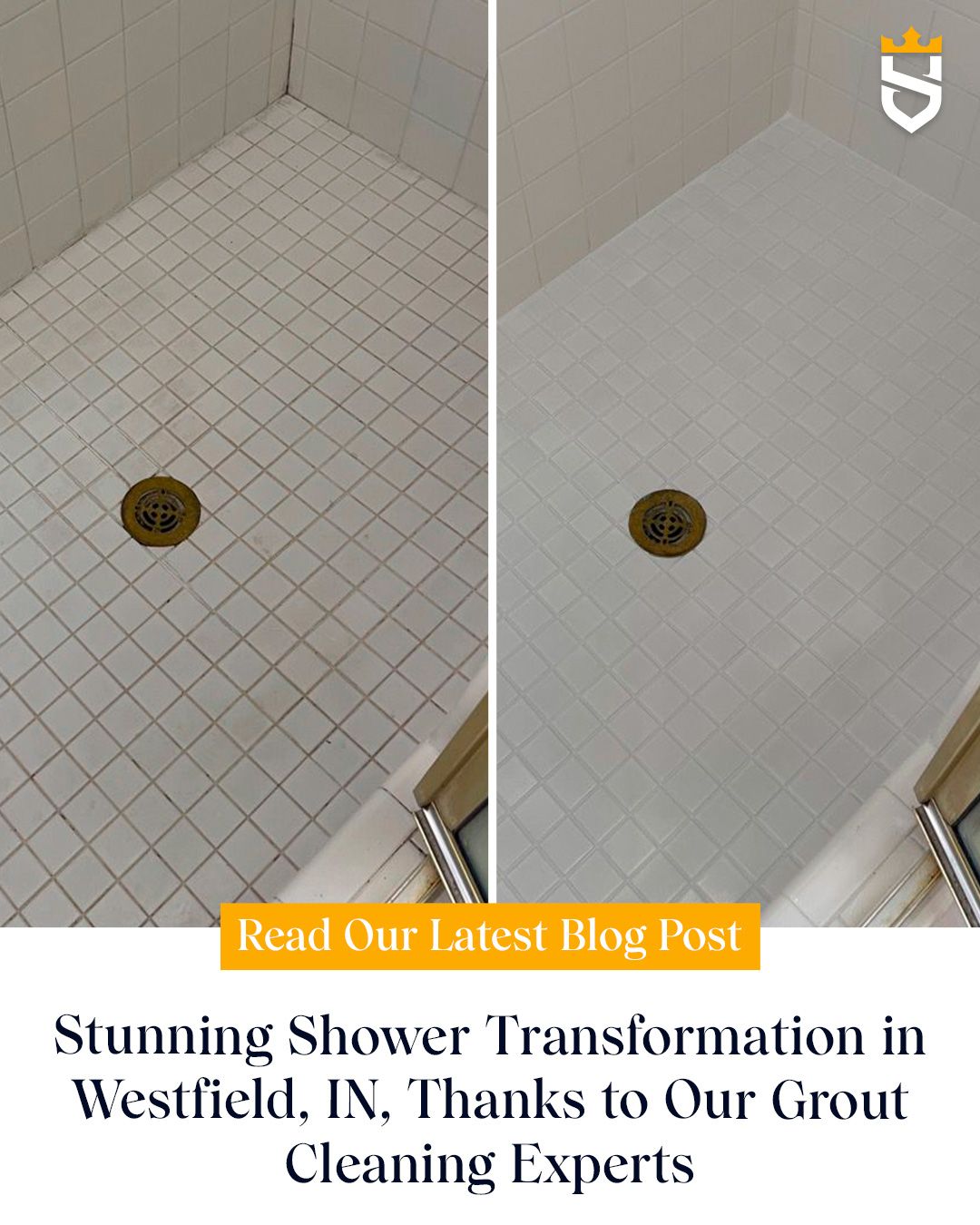 Stunning Shower Transformation in Westfield, IN, Thanks to Our Grout Cleaning Experts